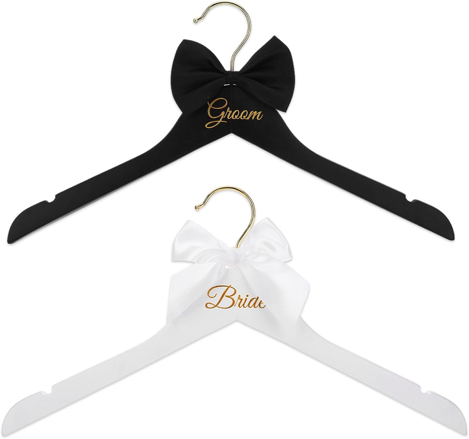 Suit Supply Wedding Party - 2 Pcs Wooden Bride And Groom