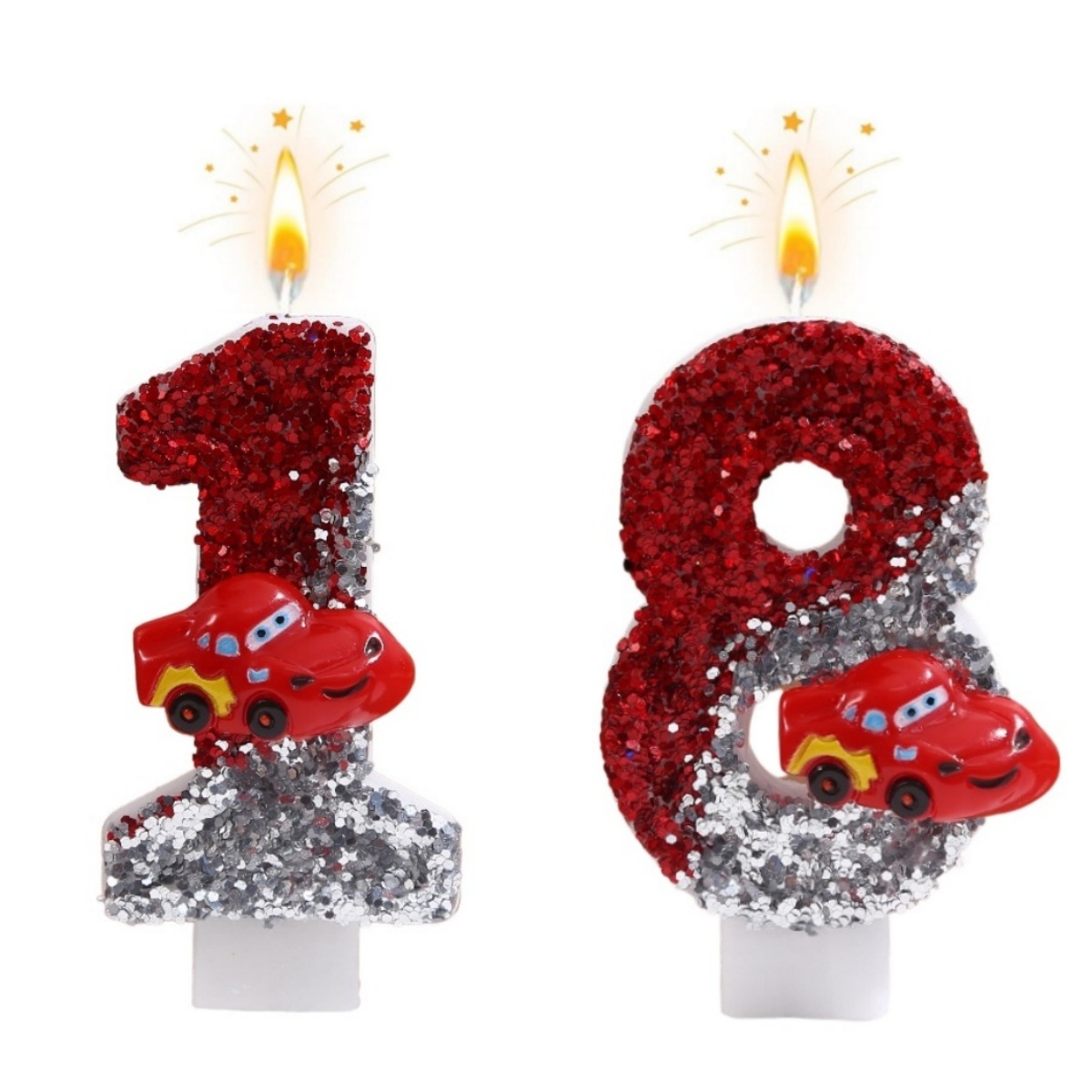 Unity Candle Set - New 0-9 Number Birthday Candles Original