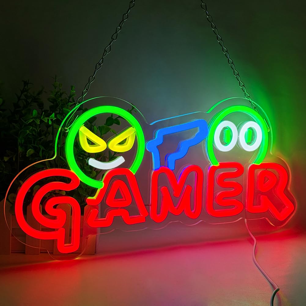 Gamer Neon Sign LED Wall Light - Wedding Led ulasan dan harga