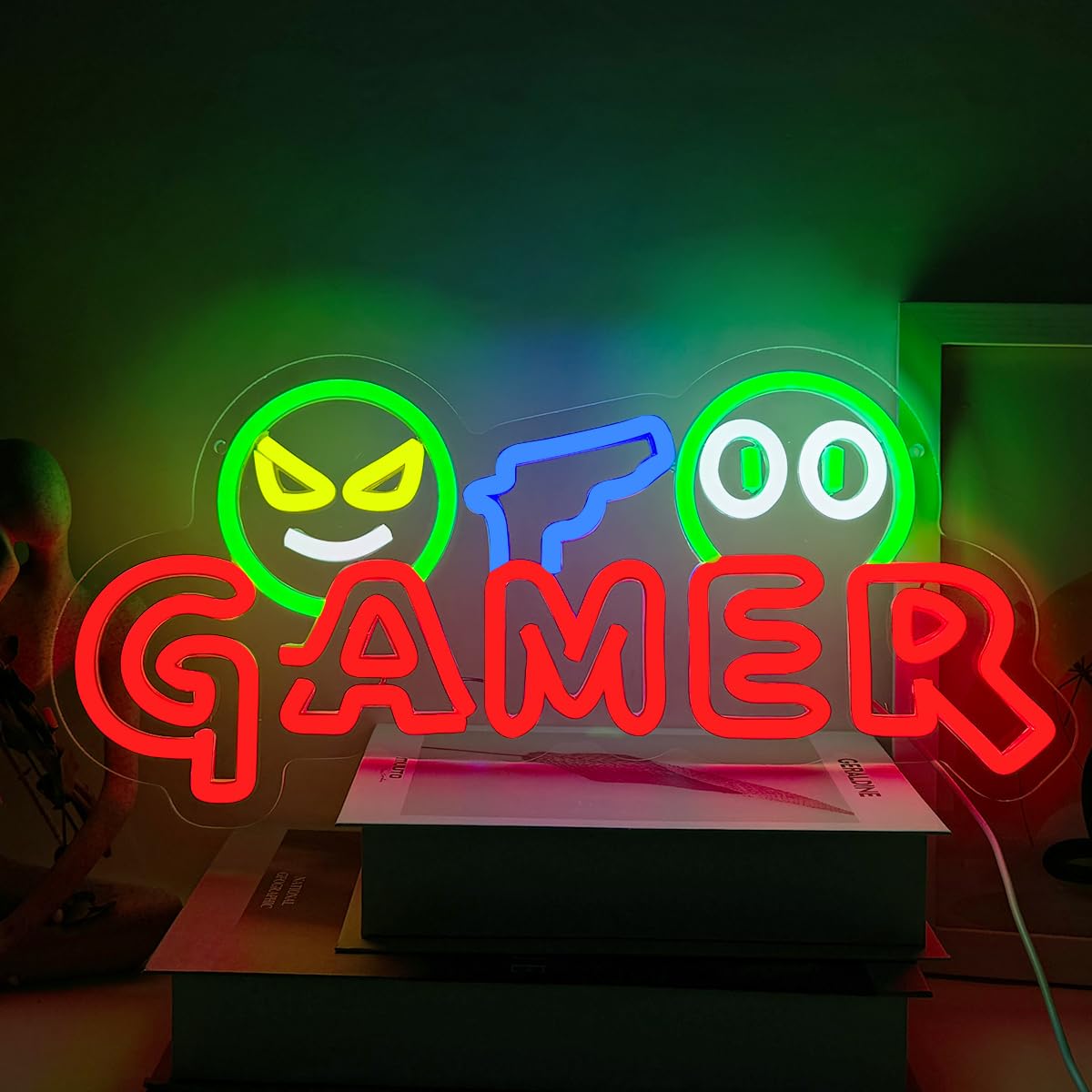 Gamer Neon Sign LED Wall Light - Wedding Led ulasan dan harga