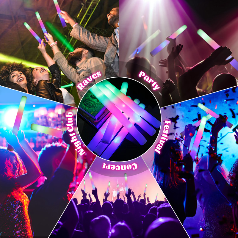 30Pcs LED Glow Sticks Bulk Col - Wedding Supply Bulk ulasan dan harga