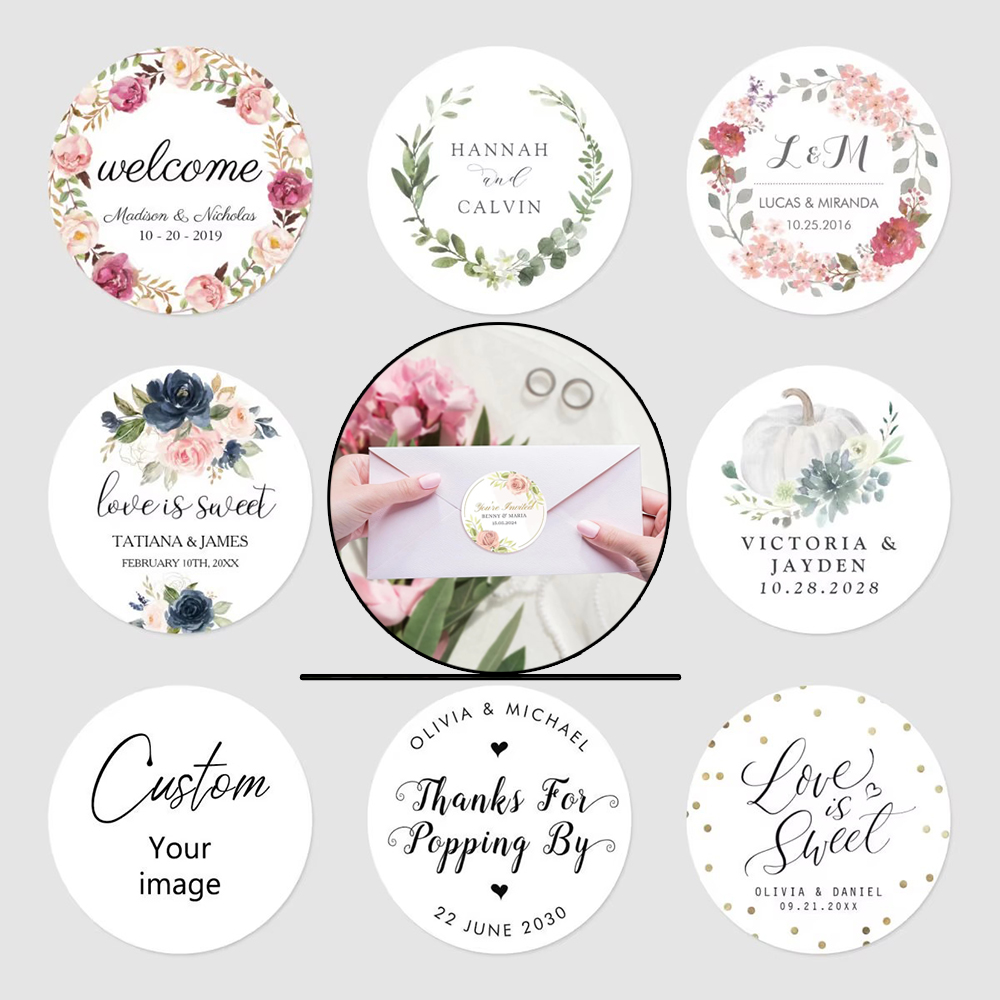 Customized Stickers for Weddin - Wedding Supply Bulk ulasan dan harga