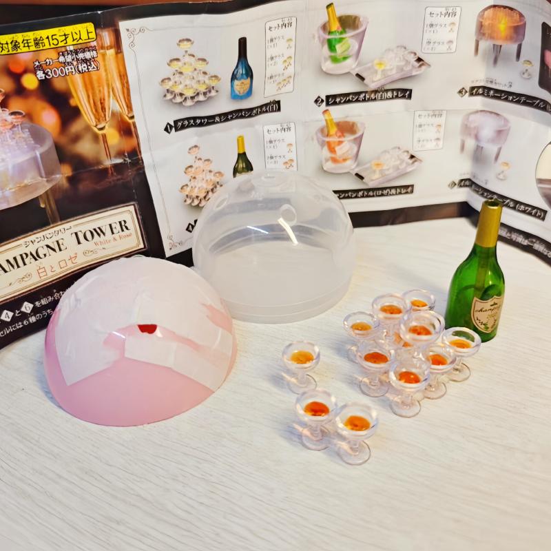 Epoch Tarlin Lighted Miniature - Champagne Tower Set ulasan dan harga