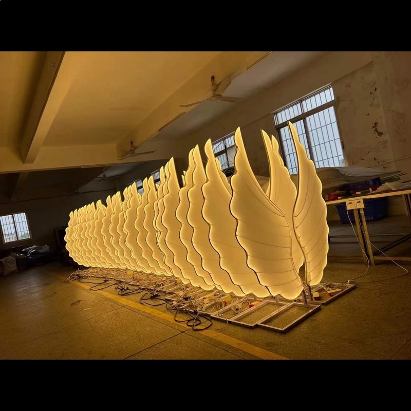 Glowing Angel Wings Light Prop - Wedding Led ulasan dan harga