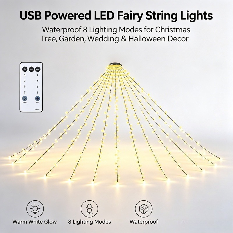 USB LED Fairy String Lights, W - Wedding Led ulasan dan harga