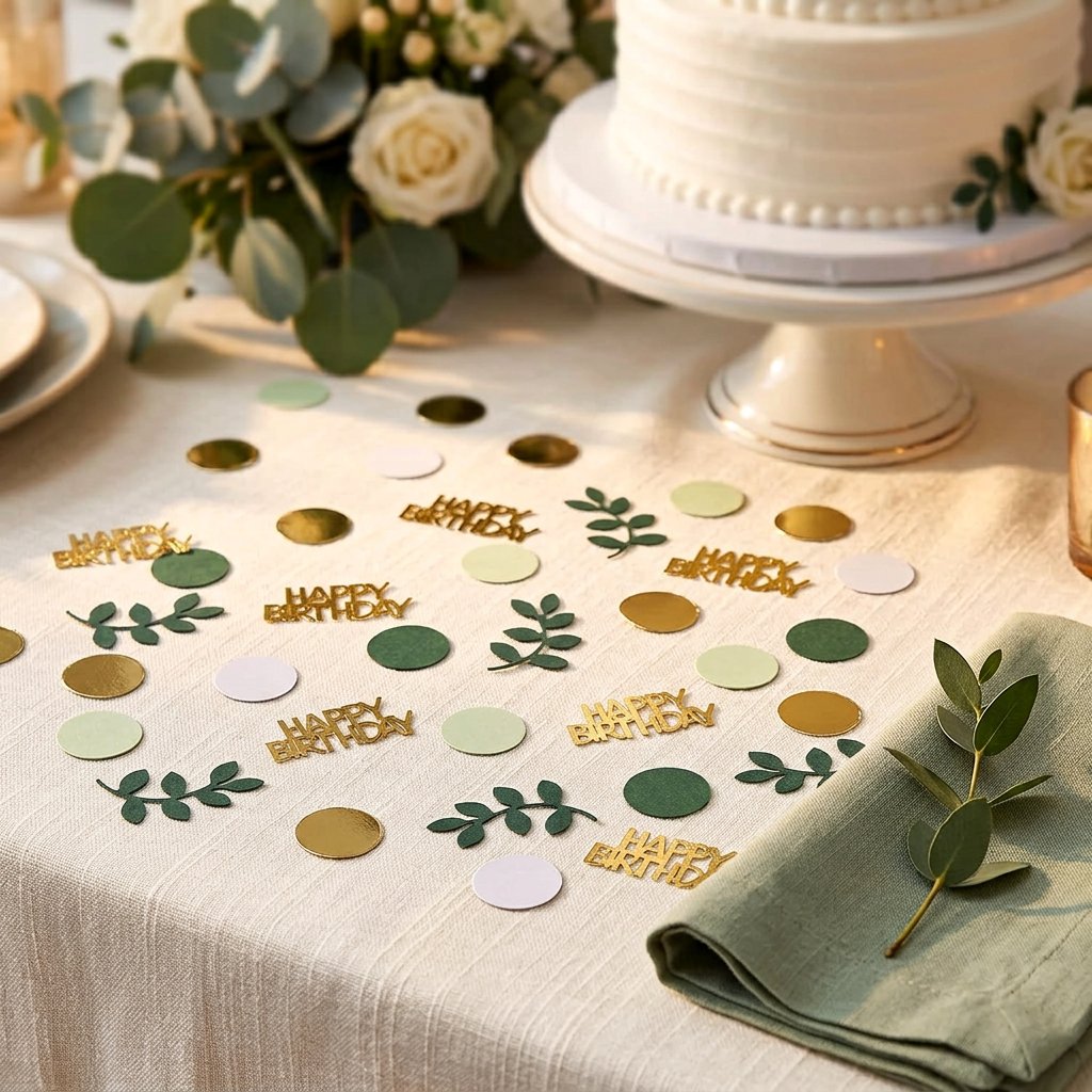 120 Gold Number Birthday Confe - Table Number Gold ulasan dan harga