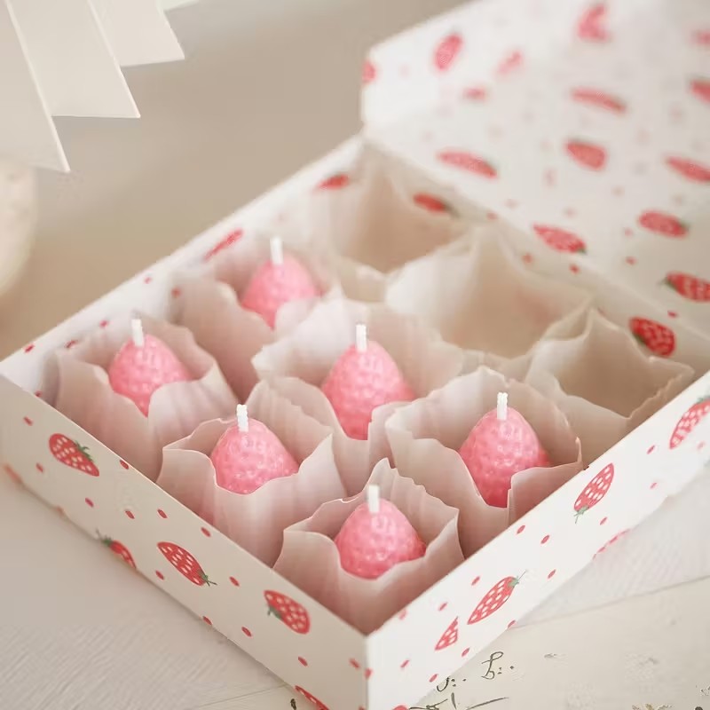 Strawberry Silicone Candle Mol - Unity Candle Set ulasan dan harga