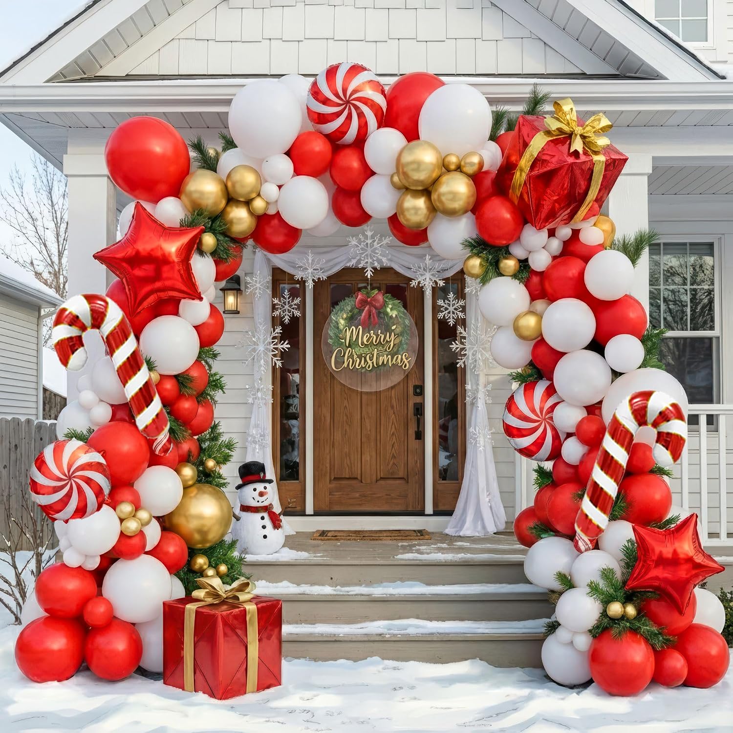 139PCS Christmas Balloon Arch  - Wedding Balloon Arch ulasan dan harga