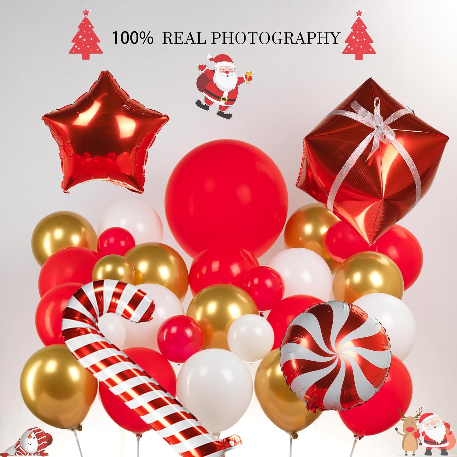 139PCS Christmas Balloon Arch  - Wedding Balloon Arch ulasan dan harga