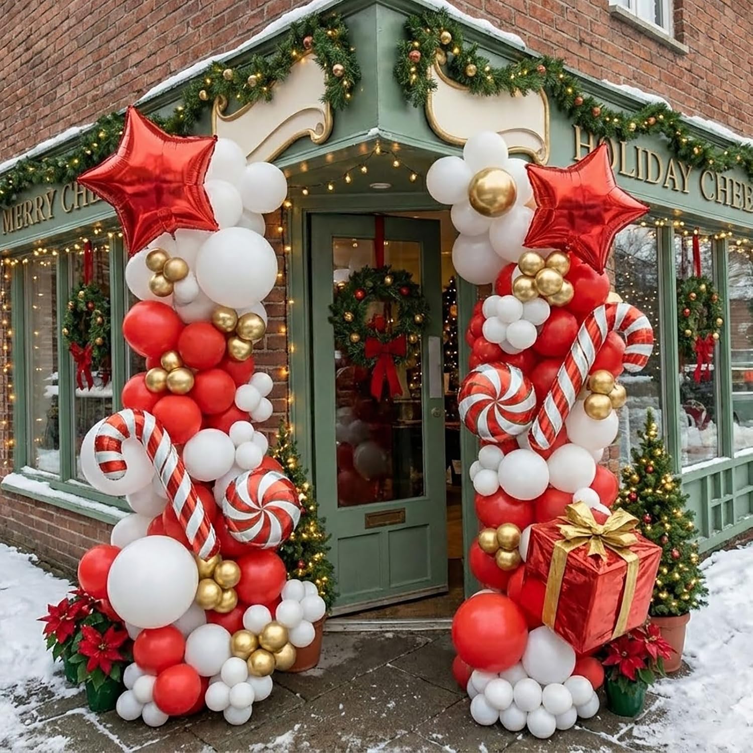 139PCS Christmas Balloon Arch  - Wedding Balloon Arch ulasan dan harga