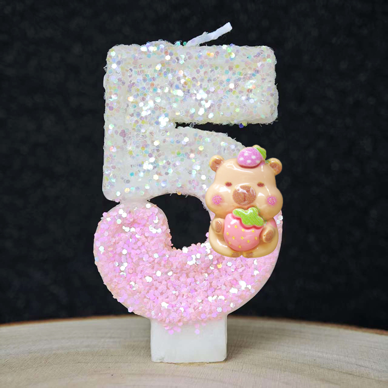 New Capybara Candles Cake Deco - Unity Candle Set ulasan dan harga
