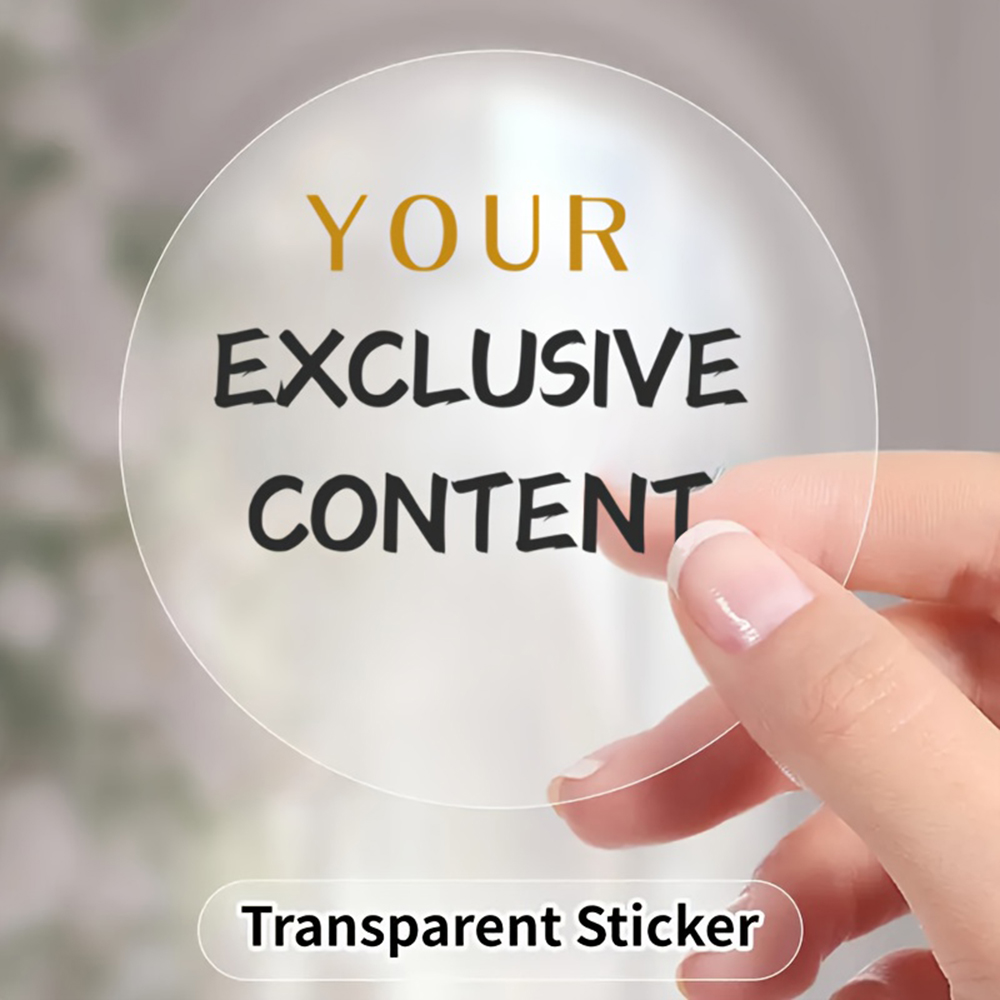 Customized Transparent Round S - Wedding Supply Bulk ulasan dan harga