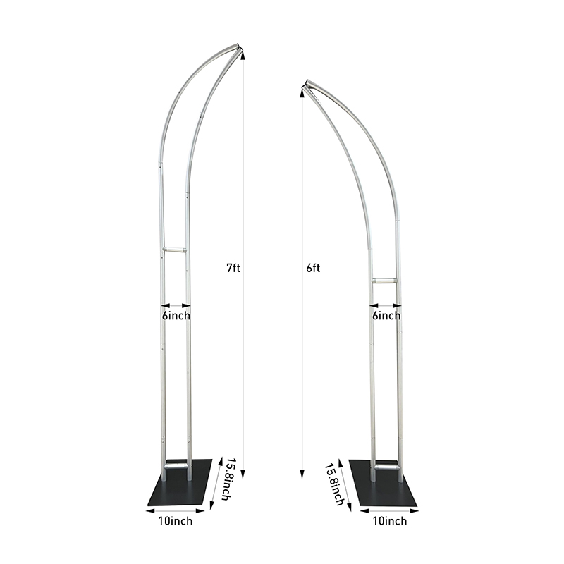 Curved Half Arch Balloon Stand - Wedding Balloon Arch ulasan dan harga