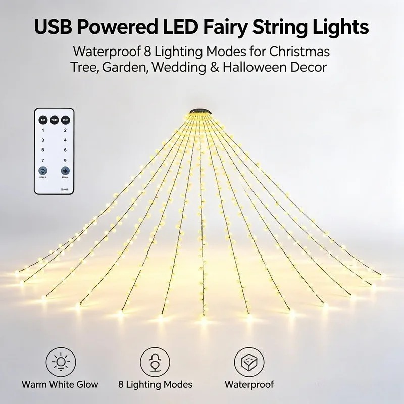 Waterproof USB LED String Ligh - Wedding Led ulasan dan harga