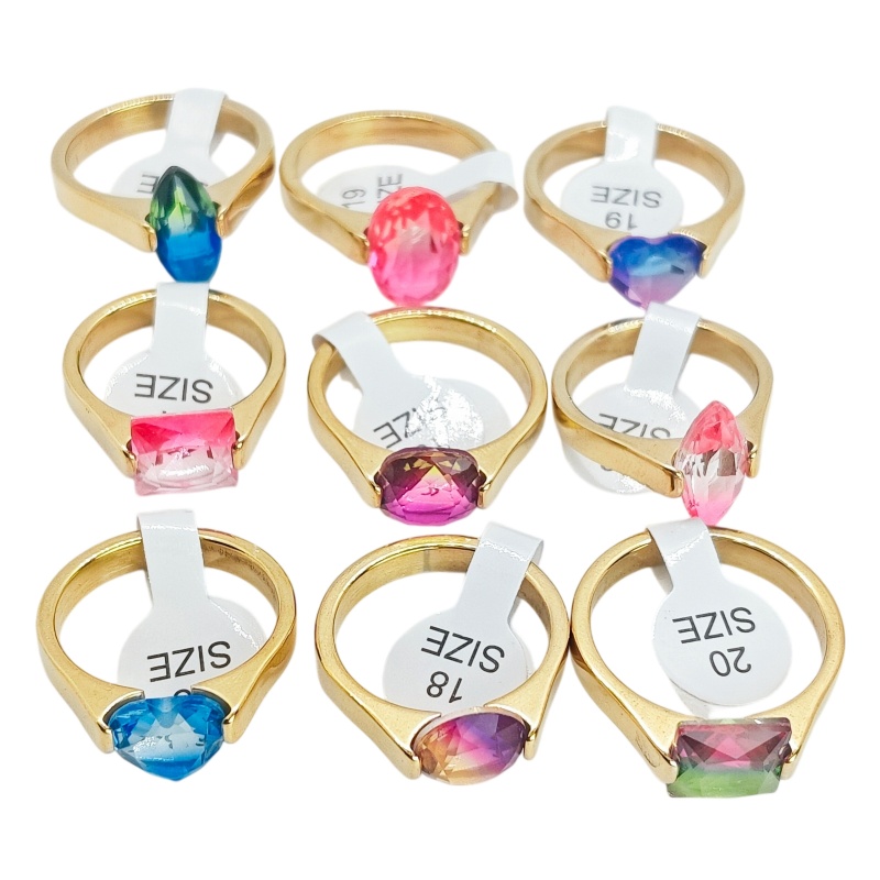 Wholesale 12 Pcs Gradient Zirc - Wedding Supply Bulk ulasan dan harga