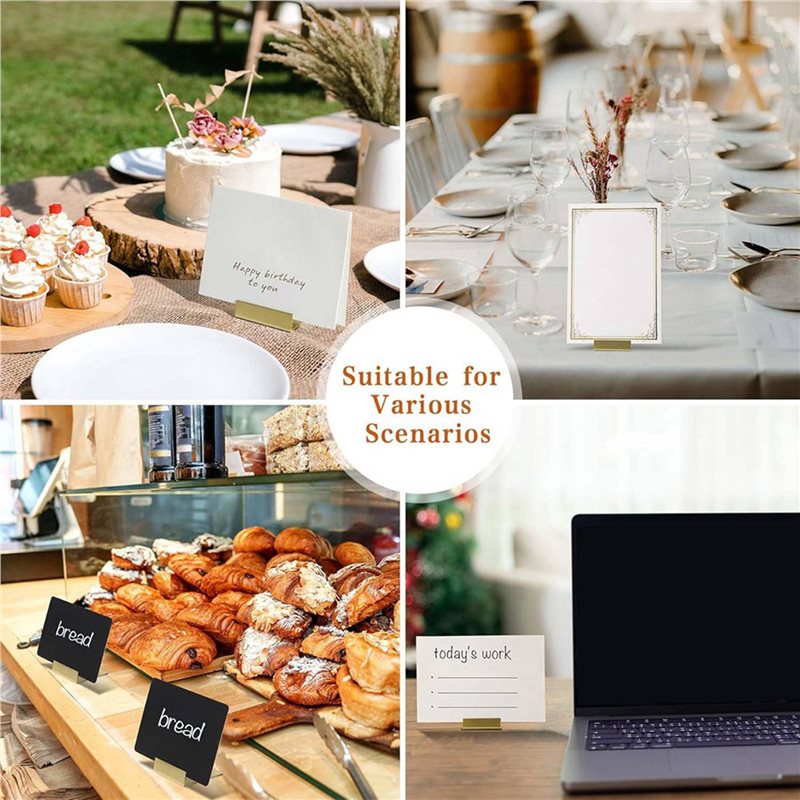 A96I-Gold Table Number Holders - Table Number Gold ulasan dan harga