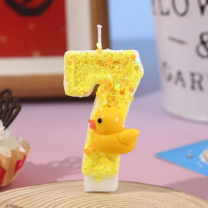 3D Mini Yellow Ducks Theme  Ca - Unity Candle Set ulasan dan harga