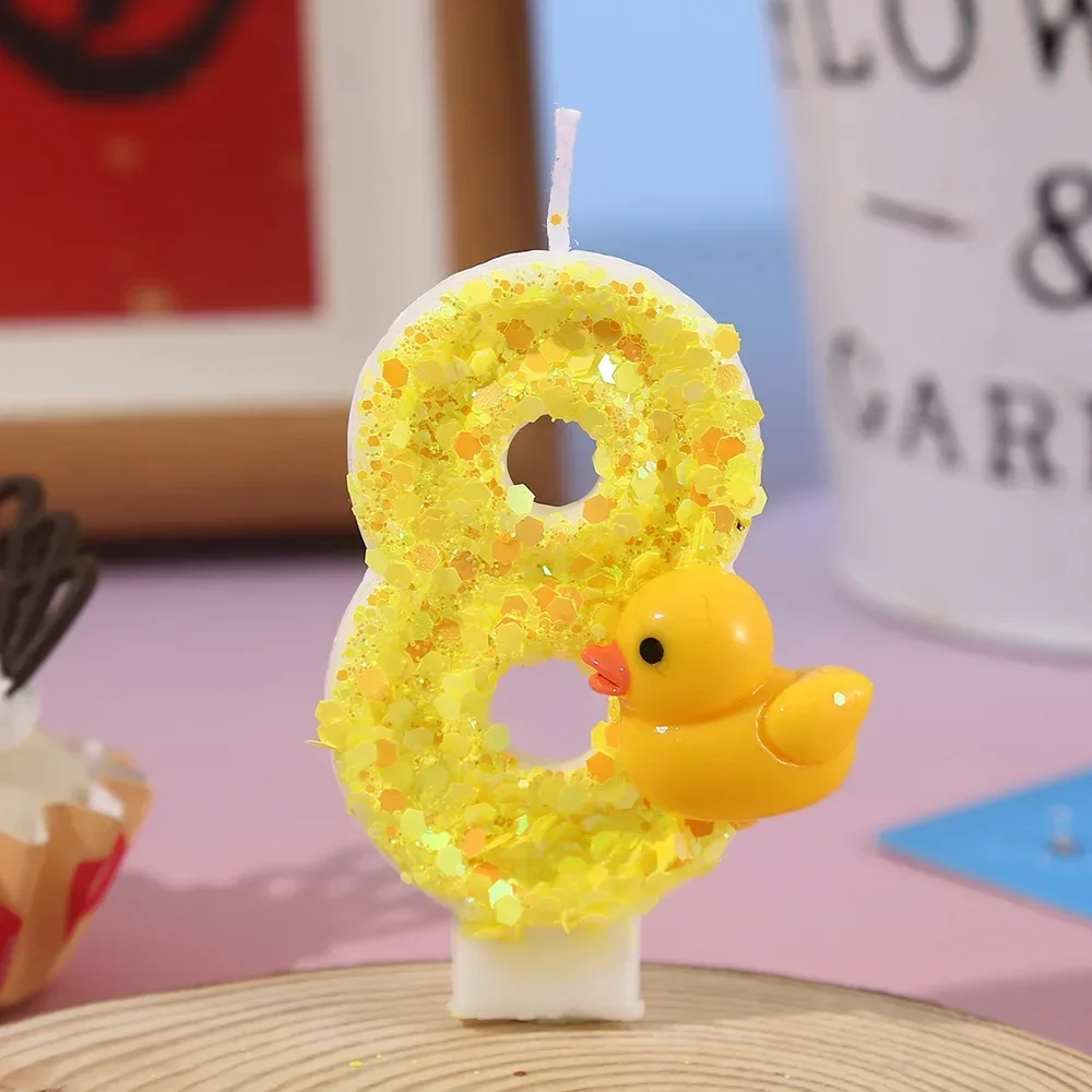 3D Mini Yellow Ducks Theme  Ca - Unity Candle Set ulasan dan harga