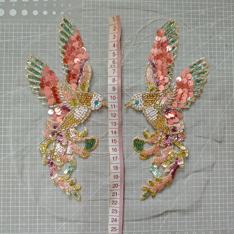 1 Pair Newly Launched Beaded E - Wedding Dress Supply ulasan dan harga