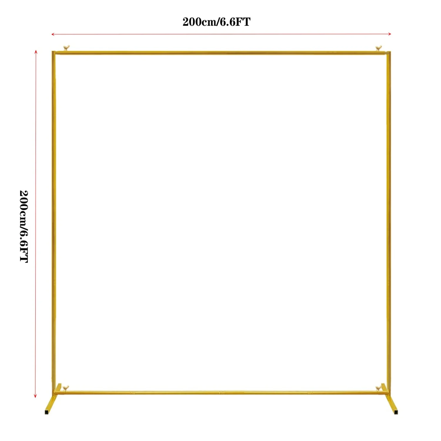 Gold Wedding Arches Square Bac - Wedding Balloon Arch ulasan dan harga