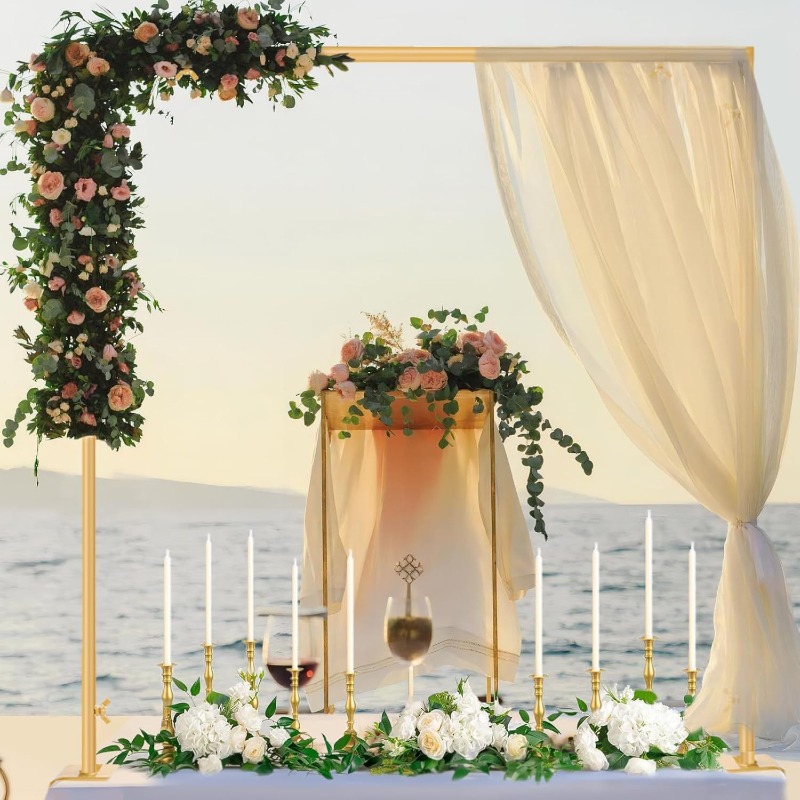 Elegant Tabletop Arch Frame, C - Wedding Balloon Arch ulasan dan harga