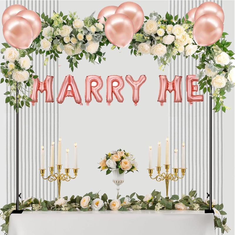 Elegant Tabletop Arch Frame, C - Wedding Balloon Arch ulasan dan harga